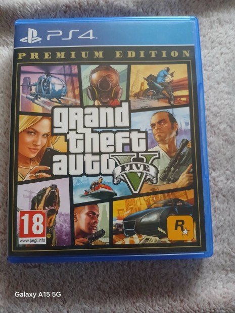 GTA V PS4 Sony Playstation Játék
