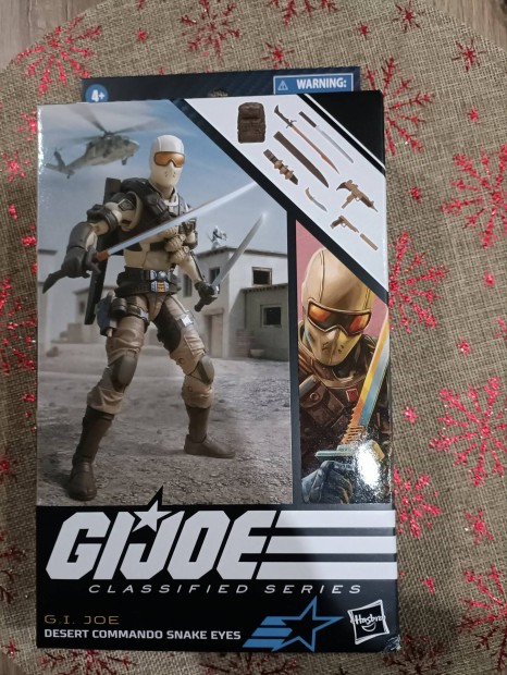 G.I. Joe Classified Desert Commando Snake Eyes figura GI Joe