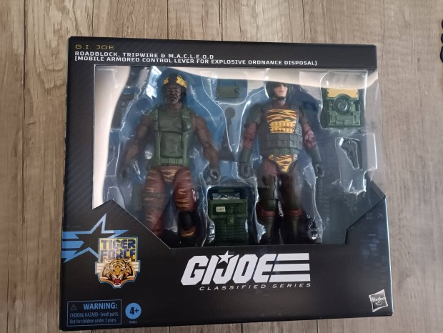 G.I. Joe Classified Tiger Force Roadblock & Tripwire figura GI Joe 