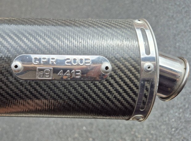 G.P.R. karbon kipufog rendszer Drz 400 E Sm S DB killer E jel