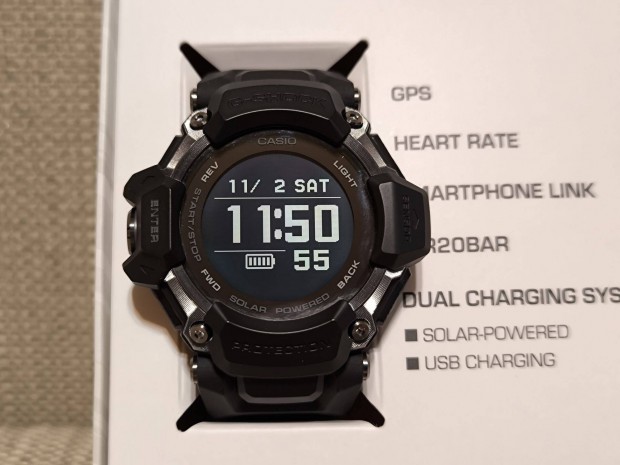 G-Shock GBD-H2000 1BER Blackout solar ra