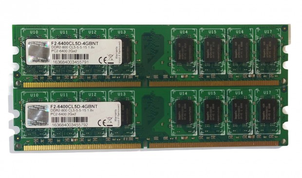 G.Skill 4GB (2x2GB) DDR2 800MHz memria