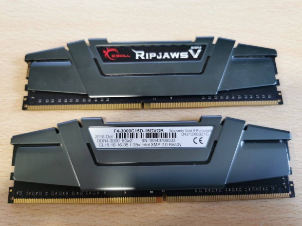 G.Skill Ripjaws V 16GB DDR4 3000 (2x8GB)