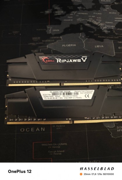 G.Skill Ripjaws V 32GB (2x16GB) DDR4 4400MHz is F4-4400C19D-32GVK