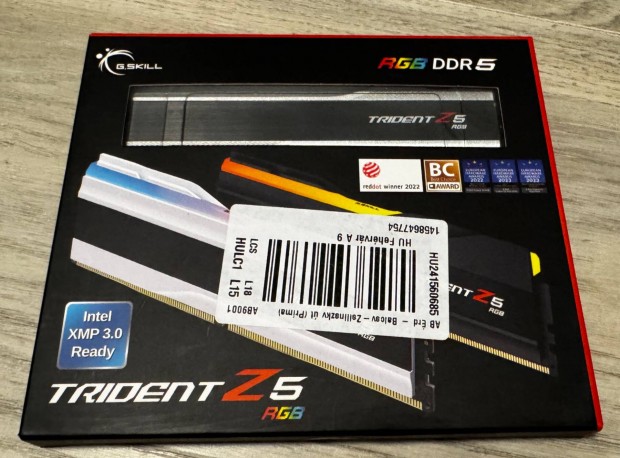 G.Skill Trident Z5 RGB 32GB (2x16) DDR5 RAM 6000 Memria