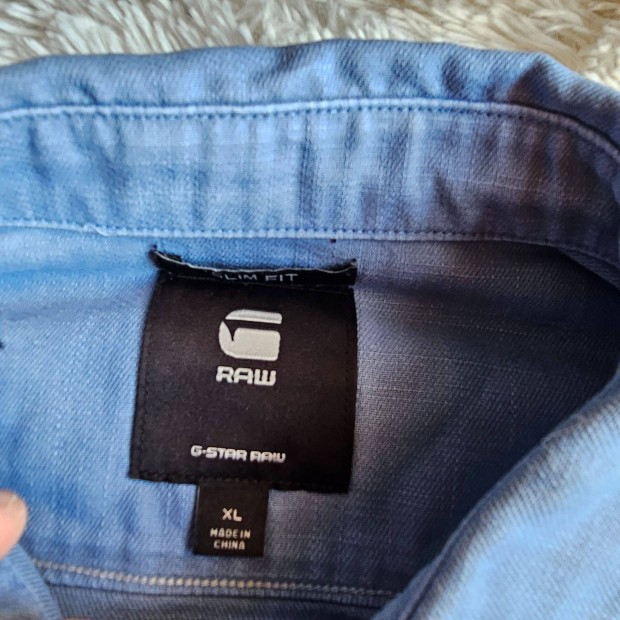 G Star férfi ing teljesen új cimke nélkül XL es slim fit