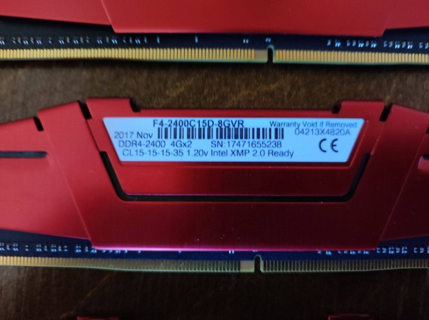G- Skill 3X4 GB F4-2400C15D DDR4 RAM elad