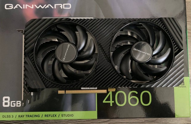 Gainward Geforce Rtx 4060 Ghost 8GB VRAM dobozban