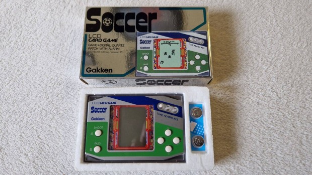 Gakken Soccer LCD quartz jtk, kvarcjtk