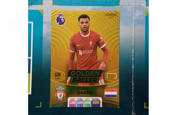 Gakpo Golden Baller Panini Premier League 2024 krtya