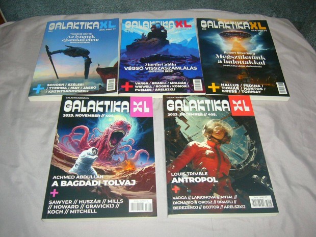 Galaktika XL Sci-Fi magazin 5 db