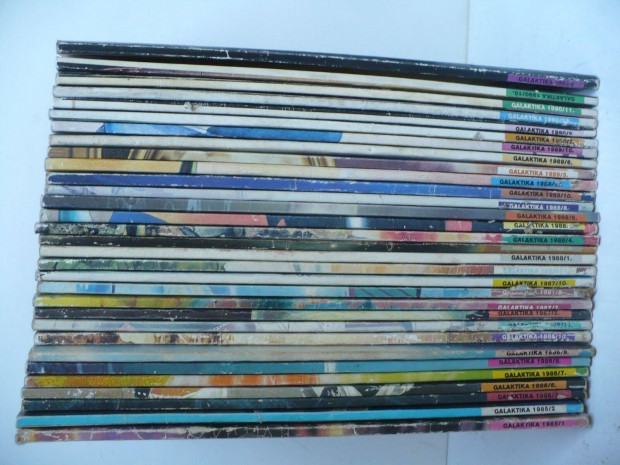 Galaktika magazinok (1985 és 1992 közötti időszak, összesen 31 db)
