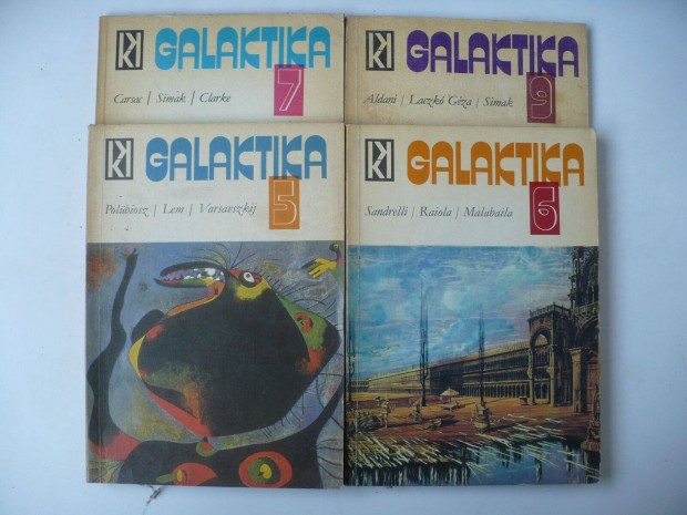 Galaktika magazinok (4 db - 5., 6., 7. és 9. lapszám)