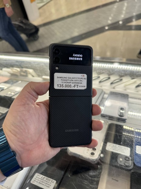 Galaxy Z Flip3 8/256GB Fekete Fggetlen