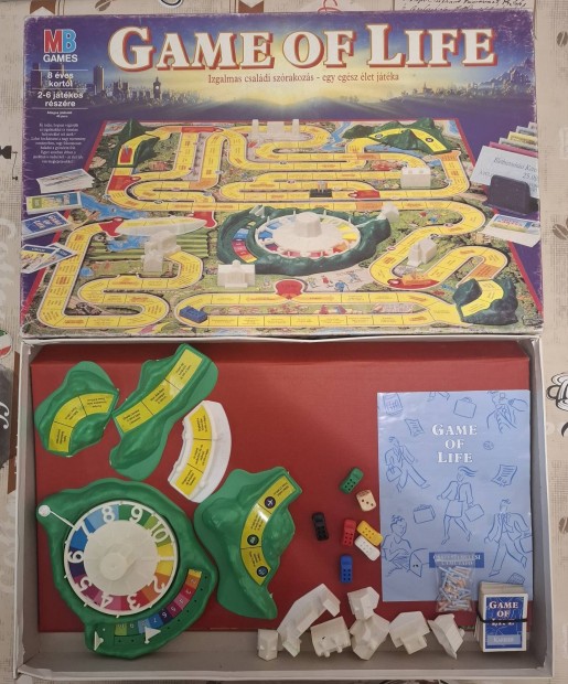 Game of life (az let jtka) trsasjtk, MB games, 1992-es kiads 
