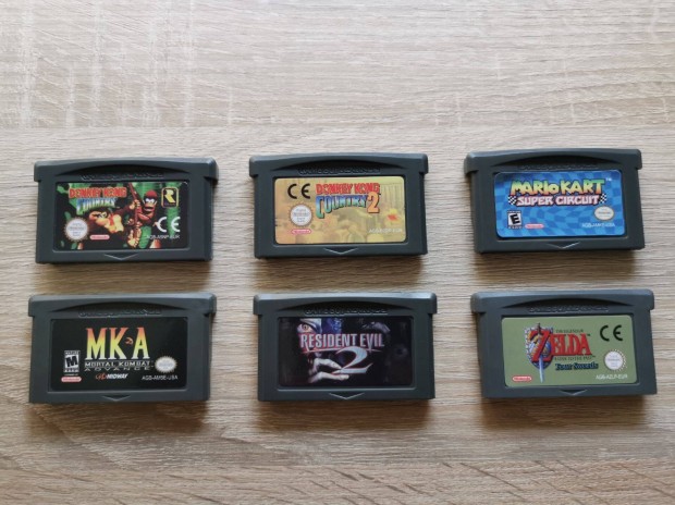 Gameboy Advance Donkey / Mario / Mortal / Resident / Zelda GBA jtkok