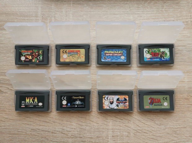 Gameboy Advance Donkey / Mario / Mortal / Resident / Zelda GBA jtkok