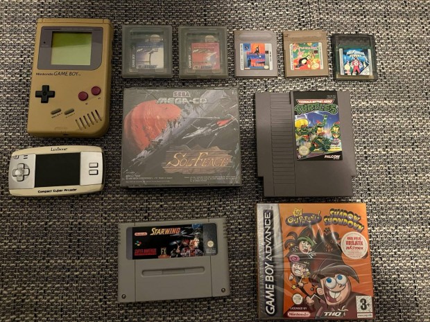 Gameboy Sega Mega CD Nintendo NES GBA