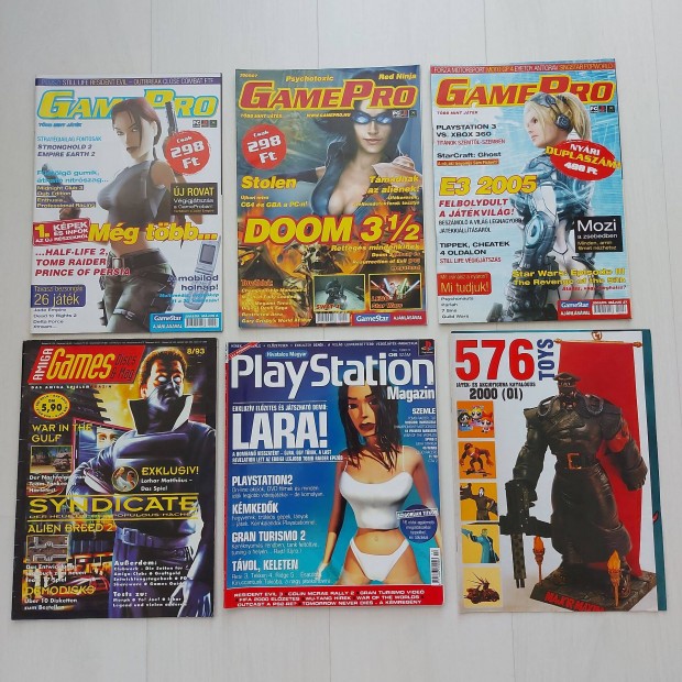 Gamepro Magyar nyelvű játék Gamer újságok 2005