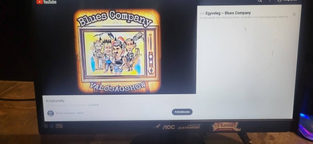 Gamer 55cm led monitor
