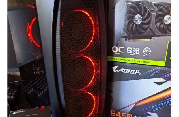 Gamer PC Ryzen 9 5900X, Rtx 4060 Ti, 32GB RAM Garanciás! (+egér)