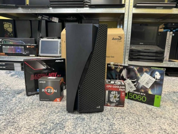 Gamer PC (Ryzen 5 5500 12X4200Mhz, 32GB DDR4, 512GB SSD+2TB HDD)