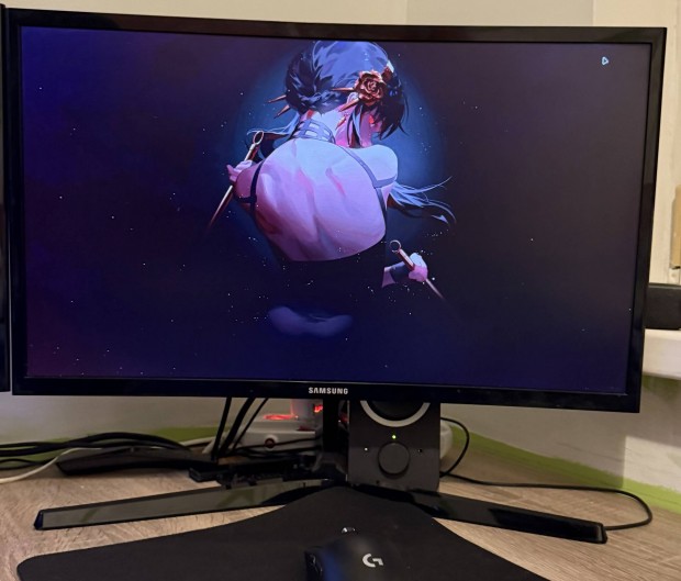 Gamer led hajltott monitor