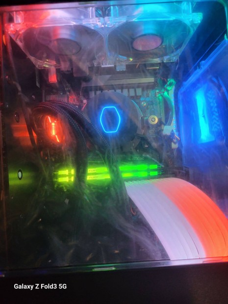 Gamer mini itx sszerakott RGB-s pc.,videokari,garik