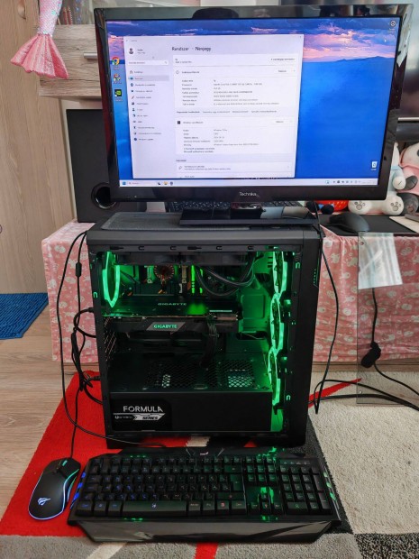 Gamer szamtgp ( intel i5 9400F + 16GB Ram + Nvidia Rtx 2060 OC )