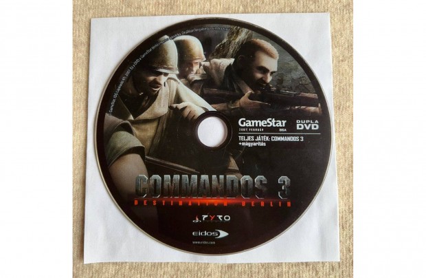 Gamestar DVD mellklet 2007 - Commandos 3 Destination Berlin