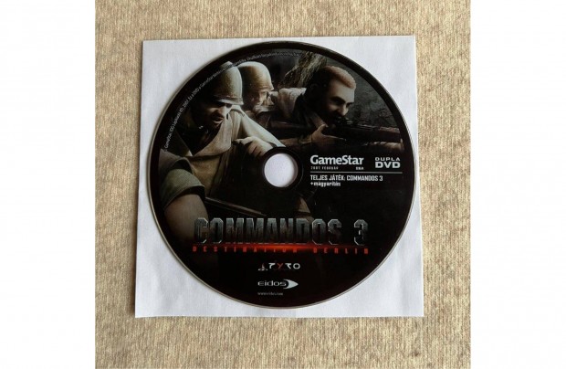 Gamestar DVD mellklet 2007 - Commandos 3 Destination Berlin