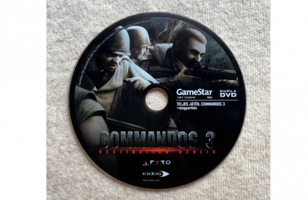 Gamestar DVD melléklet 2007 - Commandos 3 Destination Berlin