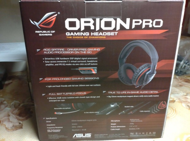 Gaming Head Set fejhallgat Orionpro