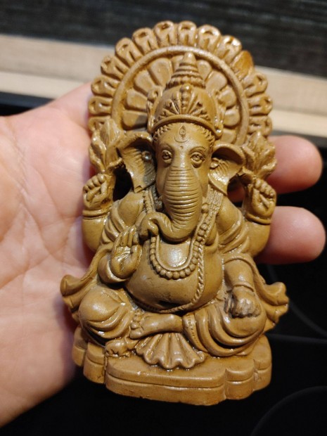 Ganesha Siva elefntfej fia indiai szobor