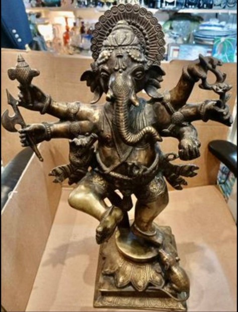 Ganesha bronz szobor! 10,5 kg Eladva