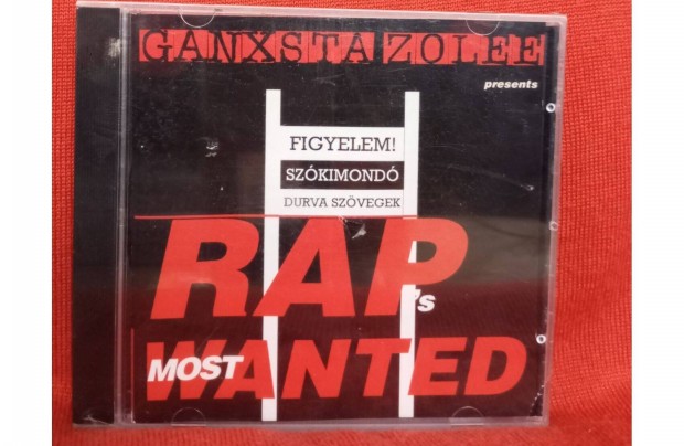 Ganxsta Zolee Presents Rap"s Most Wanted - Vlogts CD./j,flis/