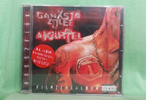 Ganxsta Zolee & Kartell - Filmzenealbum CD. /új,fóliás/