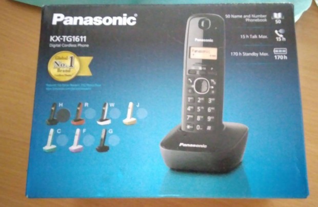 Garancia jeggyel Panasonic Kx-TG1611 vonalas telefon elad