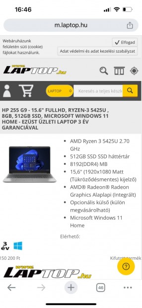 Garancilis HP 255 G9 laptop