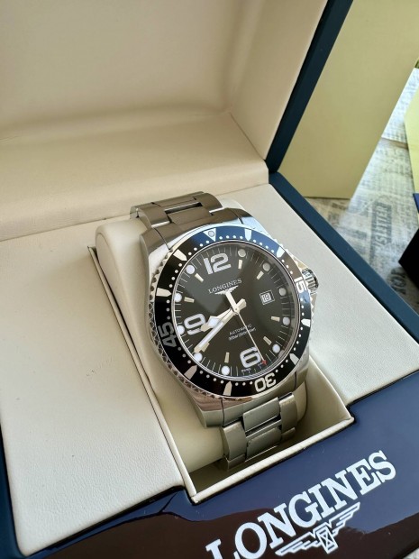 Garancilis Longines Hydroconqest 44 mm automata full set fekete