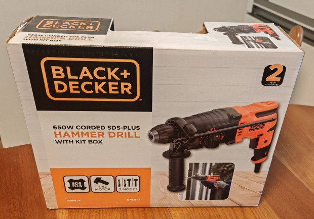 Garanciális bontatlan Black & Decker fúrókalapács ingyen Fox