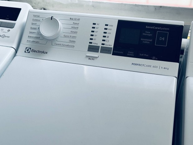 Garanciális electrolux Timesaver 1200A+++ felültöltős mosógép