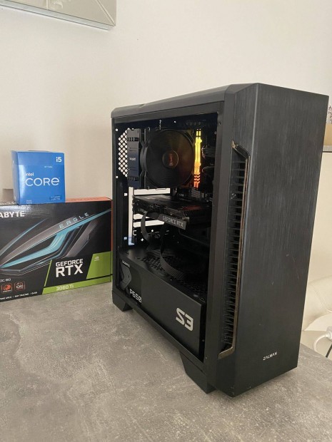 Garancis Gamer PC! I5-12400f, Rtx 3060Ti, 2x8Gb RGB DDR4, 480Gb SSD