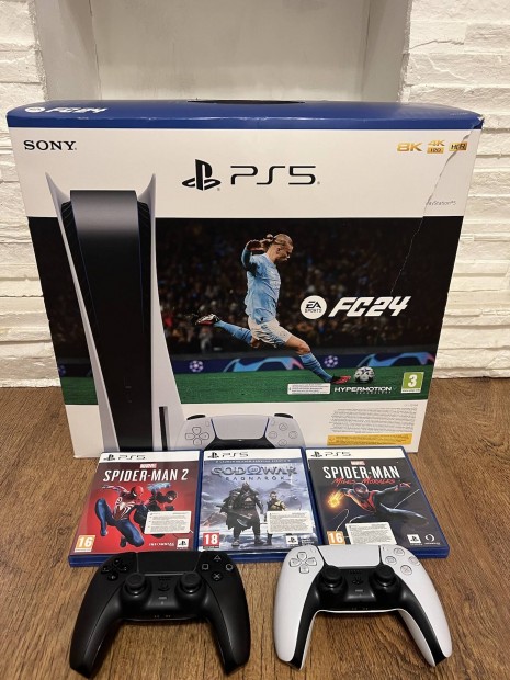 Garancis PS5 / Playstation 5 CFI-1116A (lemezes) 825GB