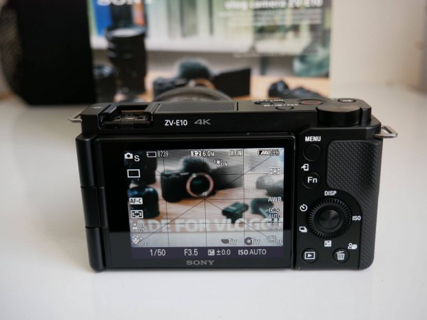 Garanciás! Sony ZV-E10 24MP fényképezőgép 4K videókamera