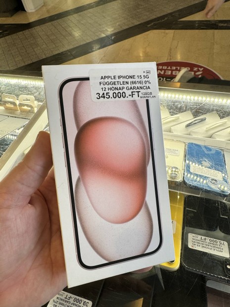 Garancival Bontatlan Apple iphone 15 5G Pink Fggetlen 128GB 