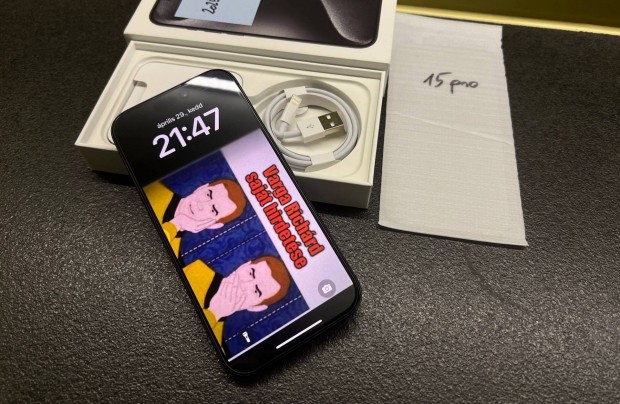Garanciával - iphone 15 Pro, 256GB (2025.24.E)