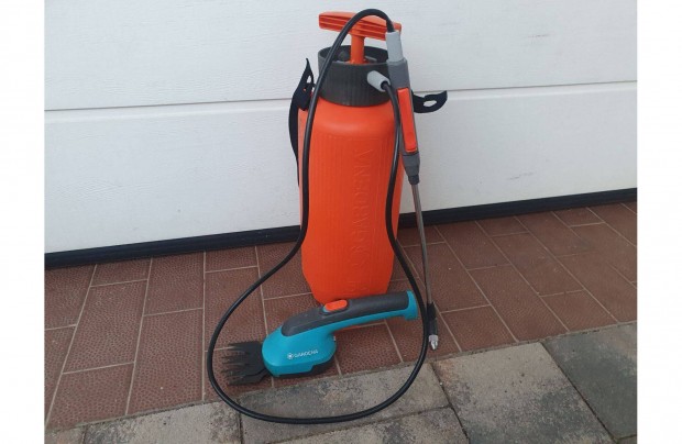 Gardena 5L permetezőgép + Gardena Accucut Li szegélyvágó Ingyen GLS