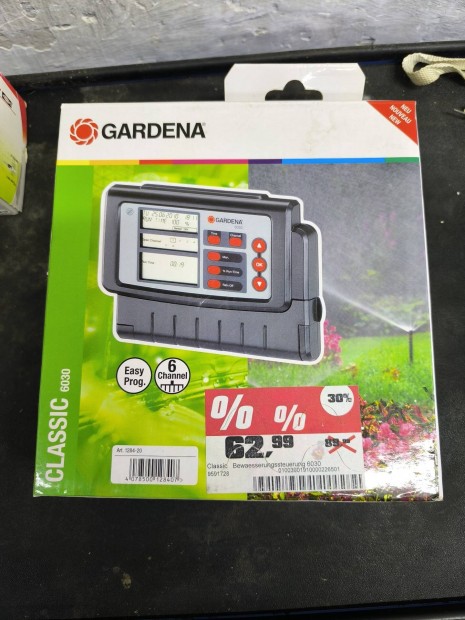 Gardena Classic 6030 öntözővezérlő öntözésvezérlőidőzető óra *Új
