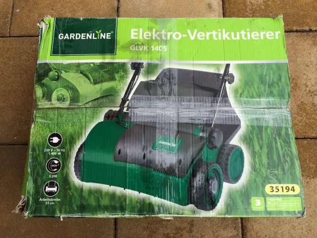 Gardenline Elektromos Gyep szellztet Gyjtvel Dobozban jszer!